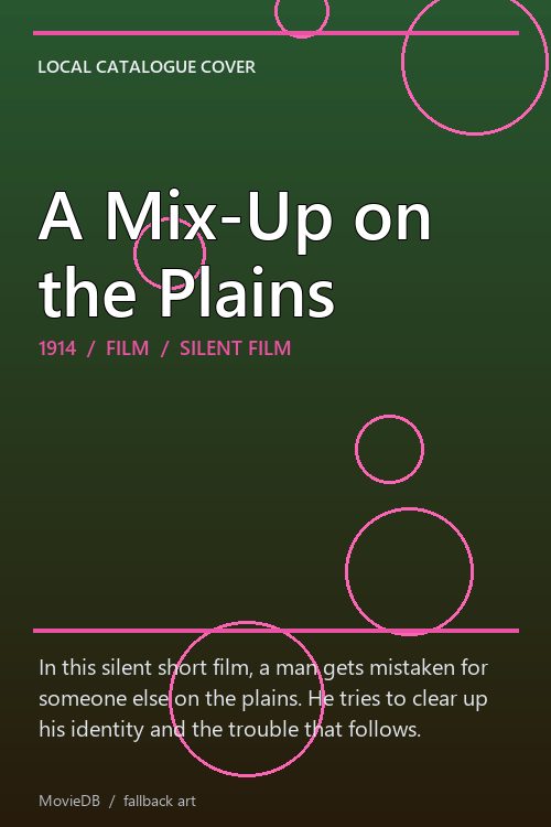 A Mix-Up on the Plains poster