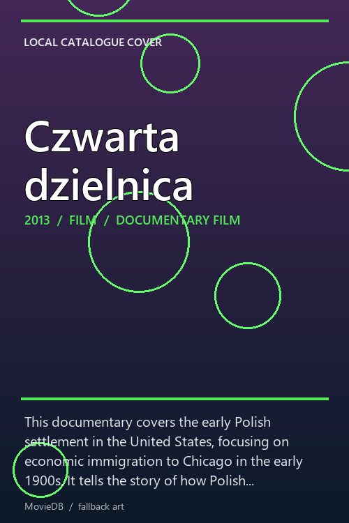Czwarta dzielnica poster