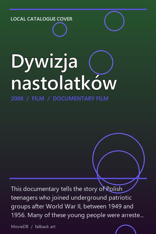 Dywizja nastolatków poster