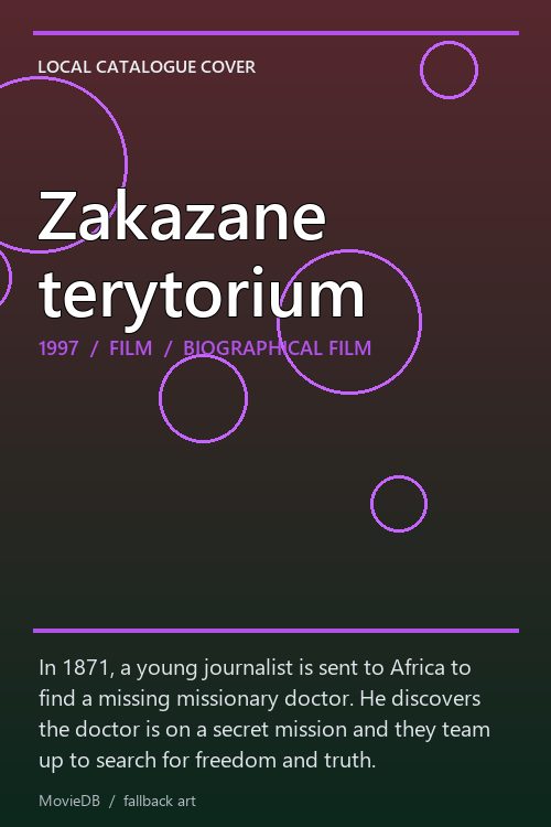 Zakazane terytorium poster