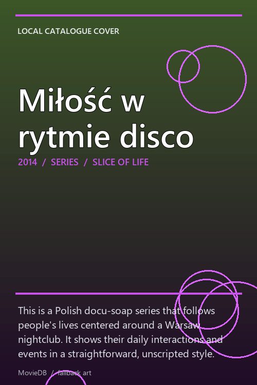 Miłość w rytmie disco poster