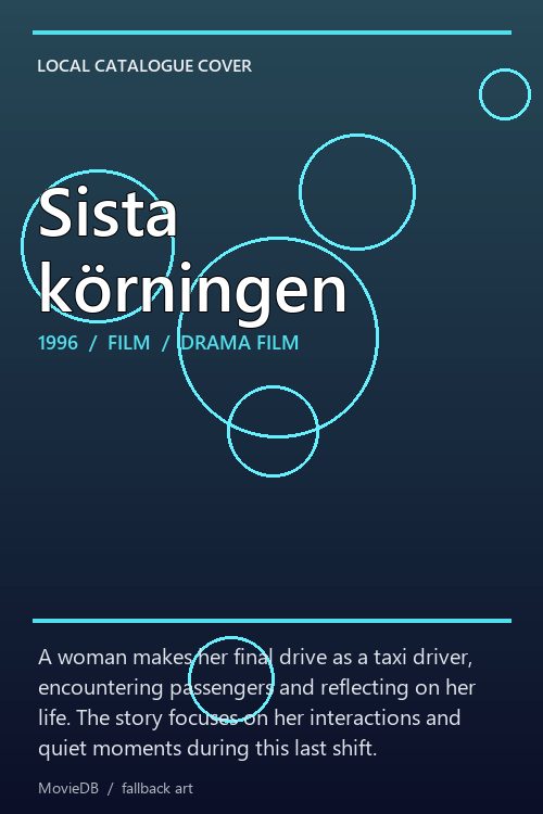 Sista körningen poster