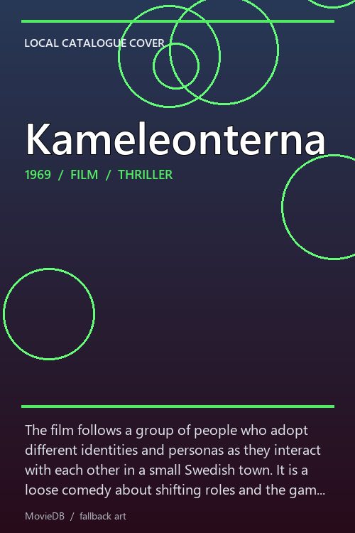 Kameleonterna poster