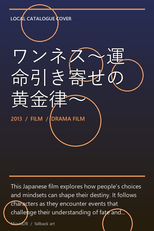ワンネス〜運命引き寄せの黄金律〜 poster