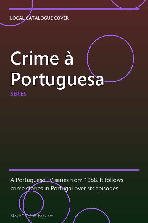Crime à Portuguesa poster