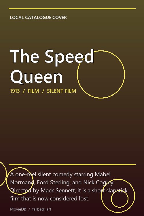 The Speed Queen poster