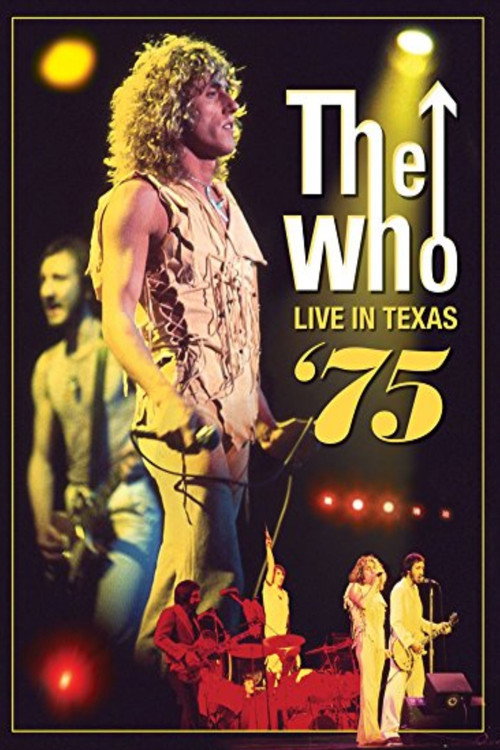 The Who Live In Texas '75 poster