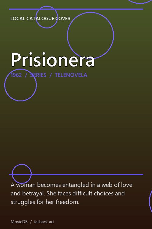 Prisionera poster