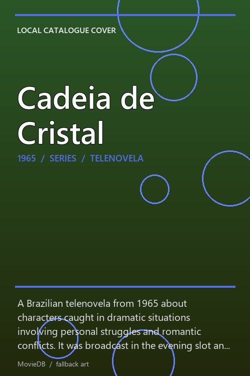 Cadeia de Cristal poster