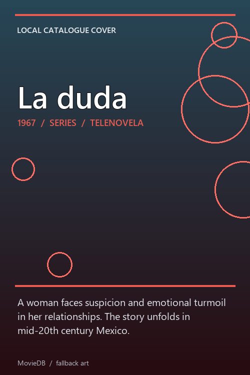 La duda poster
