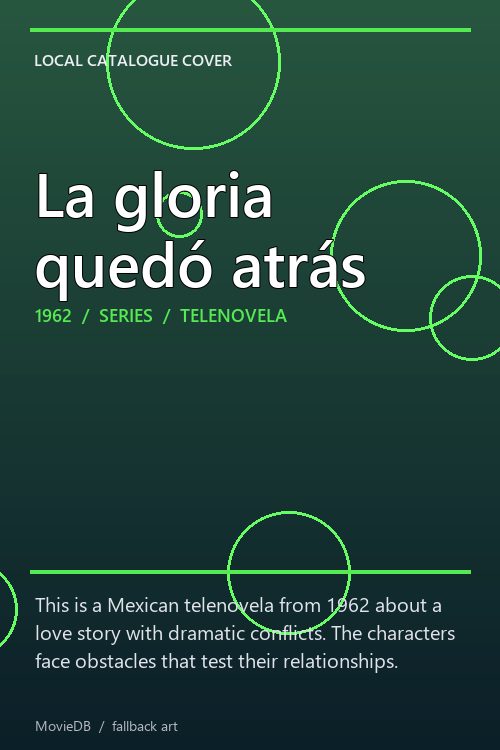 La gloria quedó atrás poster