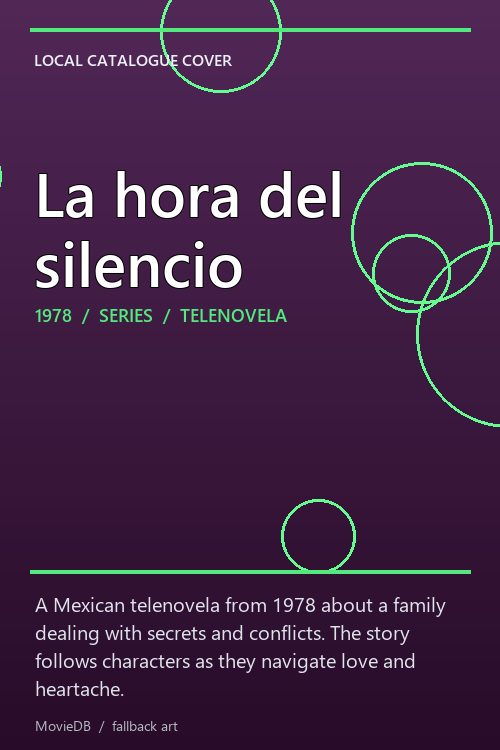 La hora del silencio poster