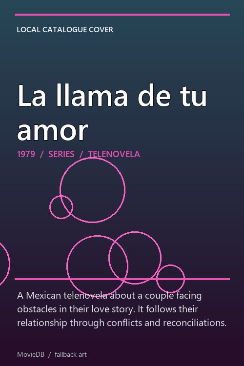 La llama de tu amor poster