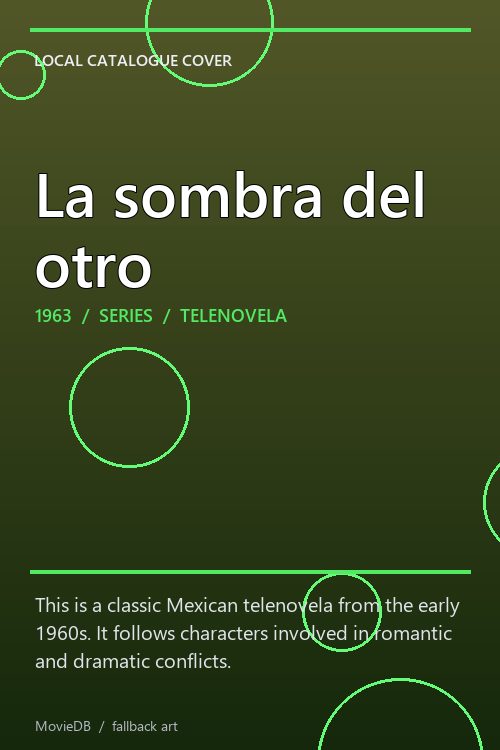 La sombra del otro poster