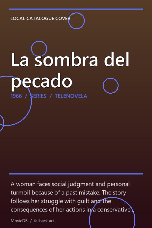 La sombra del pecado poster
