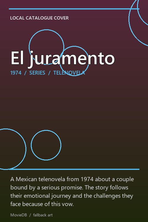 El juramento poster