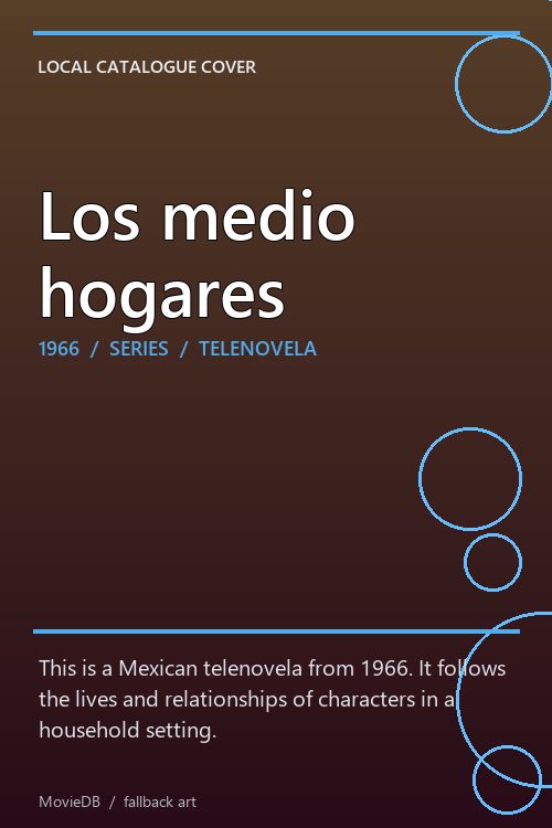 Los medio hogares poster