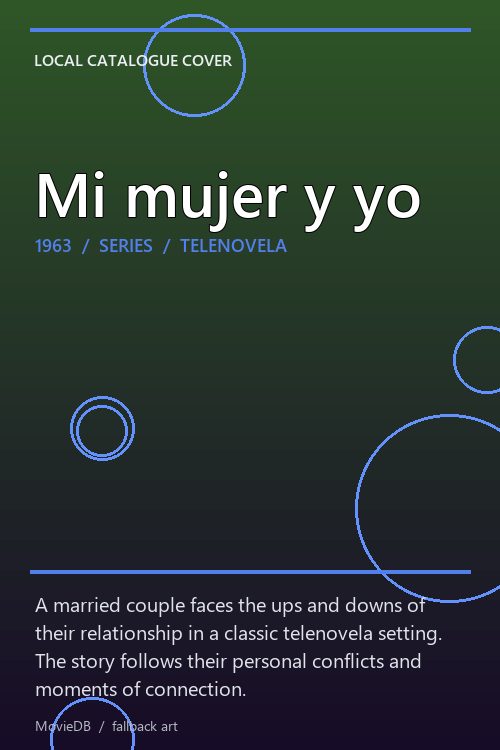 Mi mujer y yo poster