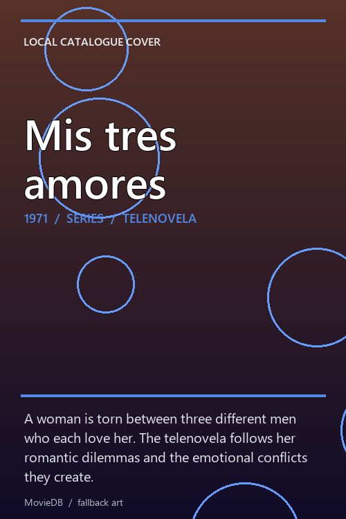 Mis tres amores poster