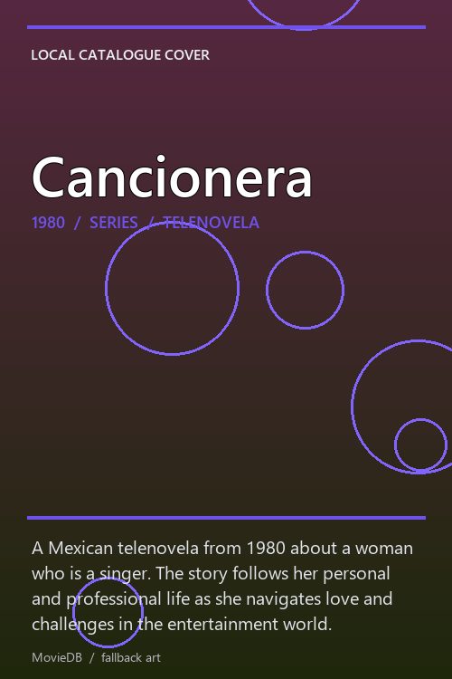 Cancionera poster