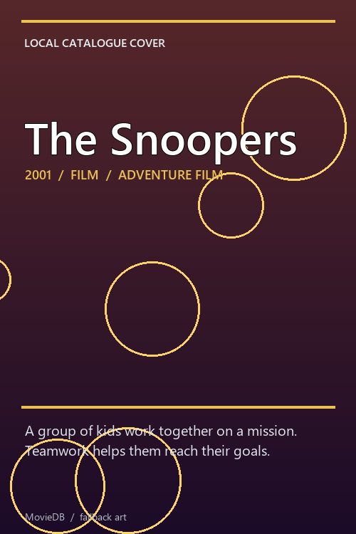 The Snoopers poster