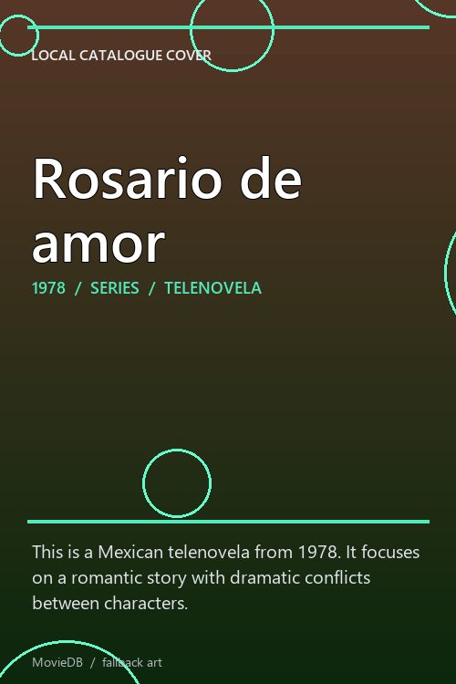 Rosario de amor poster