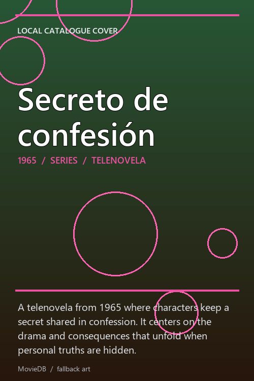 Secreto de confesión poster