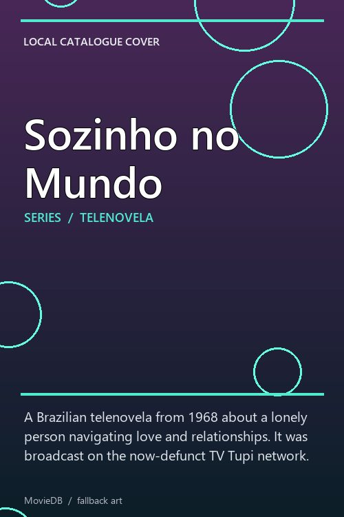 Sozinho no Mundo poster