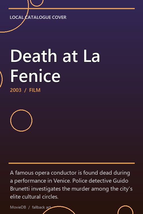 Death at La Fenice poster