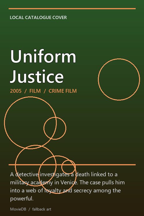 Uniform Justice poster