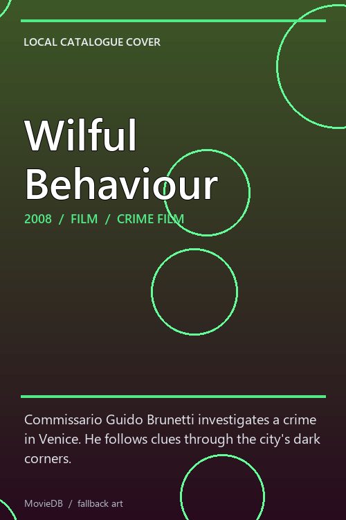 Wilful Behaviour poster