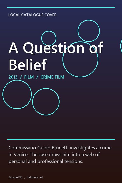 A Question of Belief poster