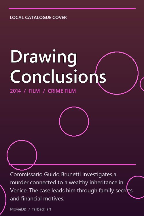 Drawing Conclusions poster