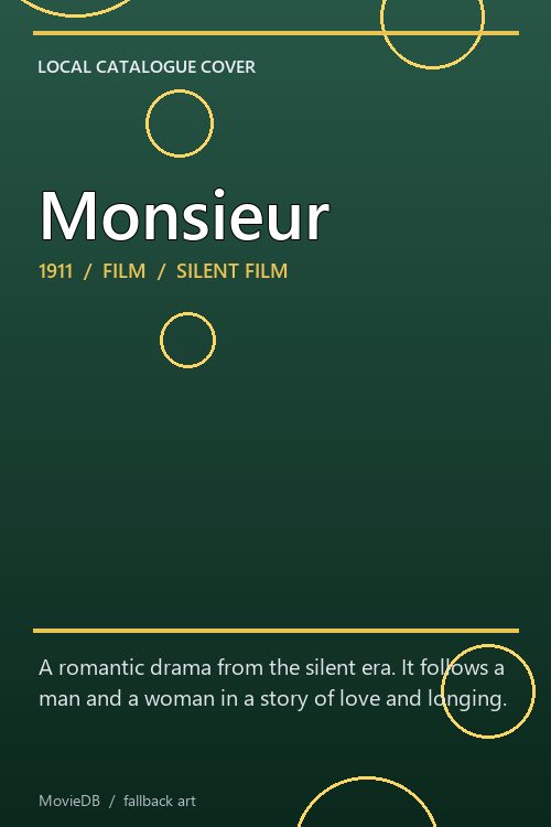 Monsieur poster