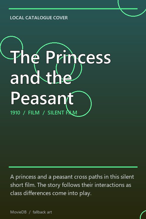 The Princess and the Peasant poster