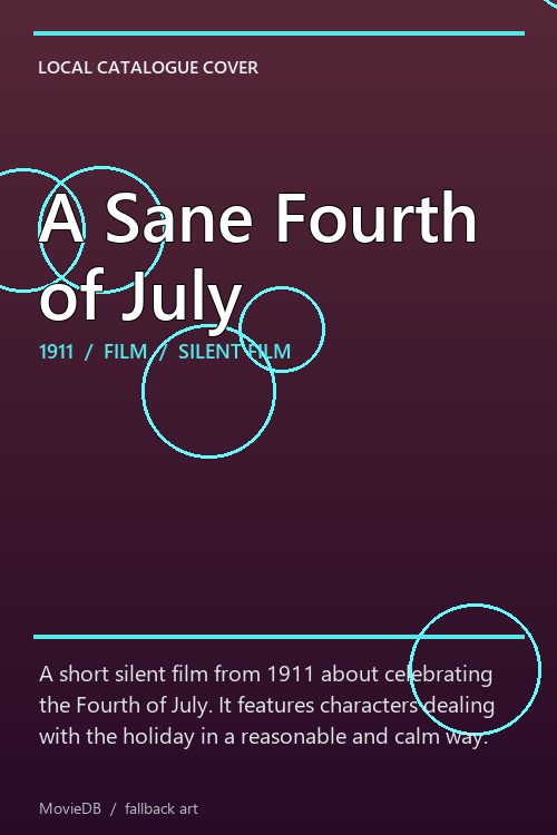 A Sane Fourth of July poster