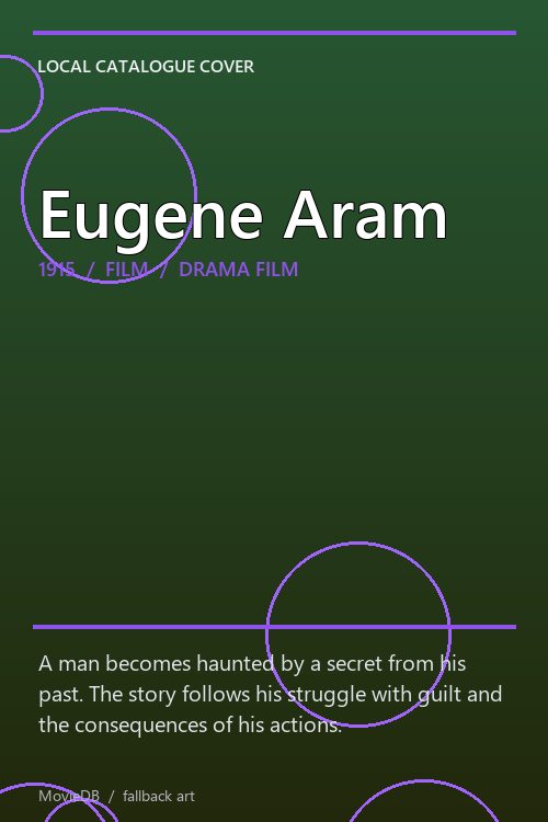 Eugene Aram poster