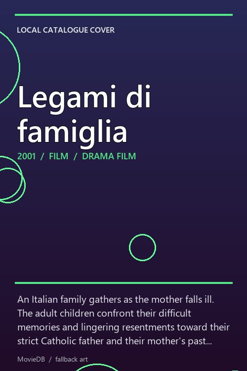 Legami di famiglia poster