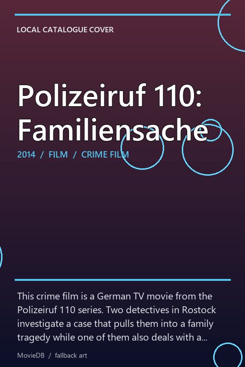 Polizeiruf 110: Familiensache poster