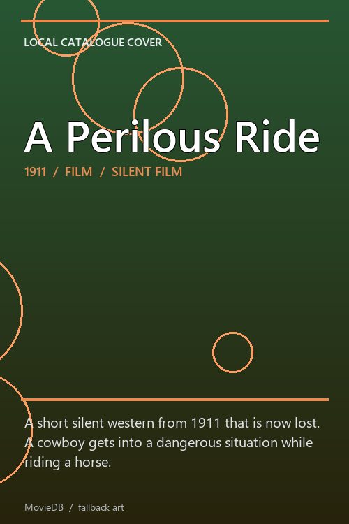 A Perilous Ride poster
