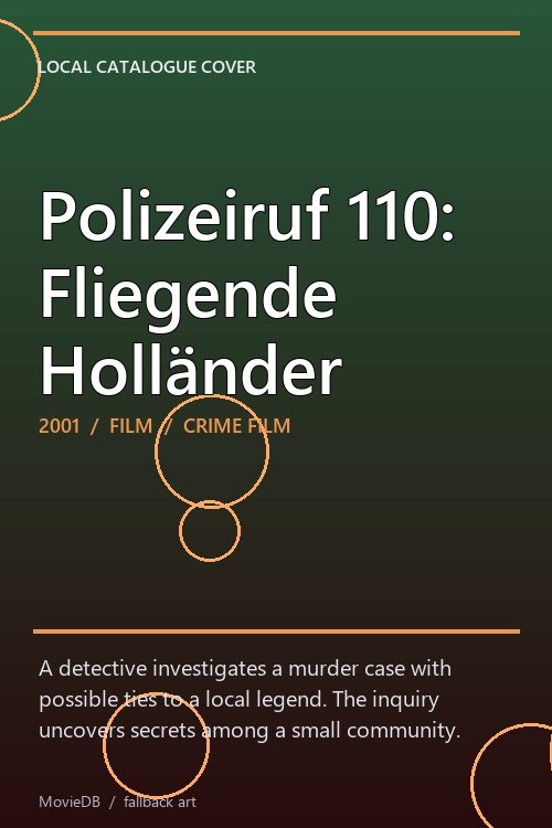 Polizeiruf 110: Fliegende Holländer poster