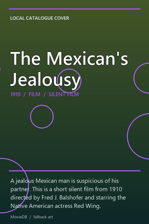 The Mexican's Jealousy poster
