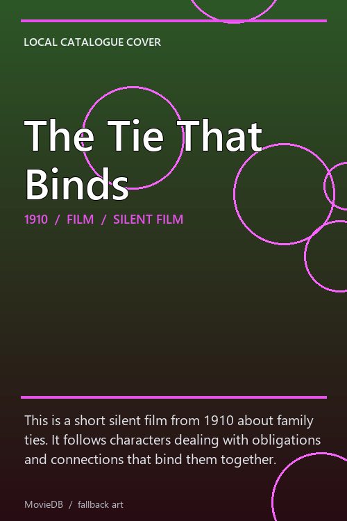 The Tie That Binds poster