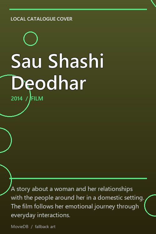 Sau Shashi Deodhar poster