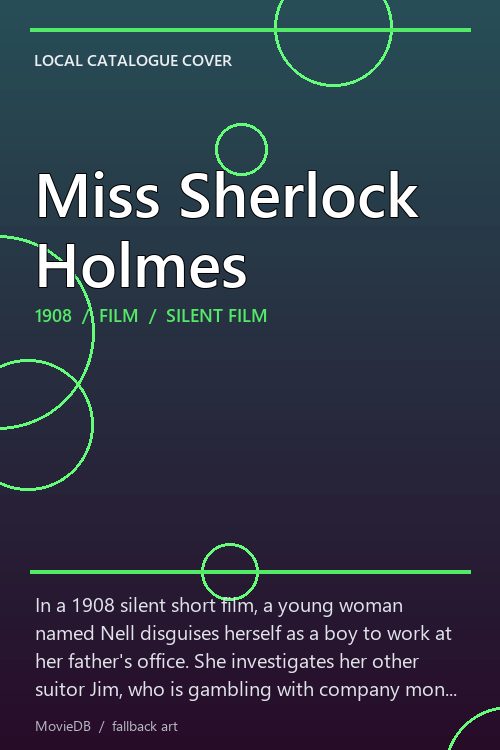 Miss Sherlock Holmes poster
