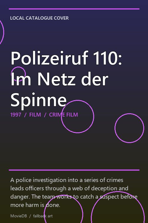 Polizeiruf 110: Im Netz der Spinne poster