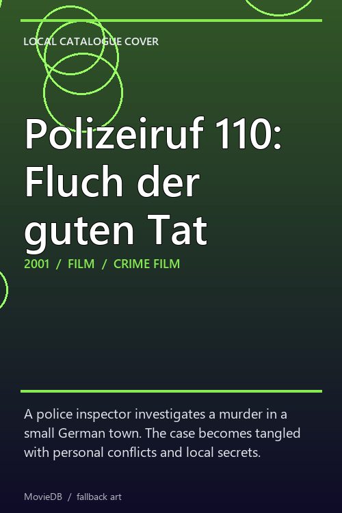 Polizeiruf 110: Fluch der guten Tat poster