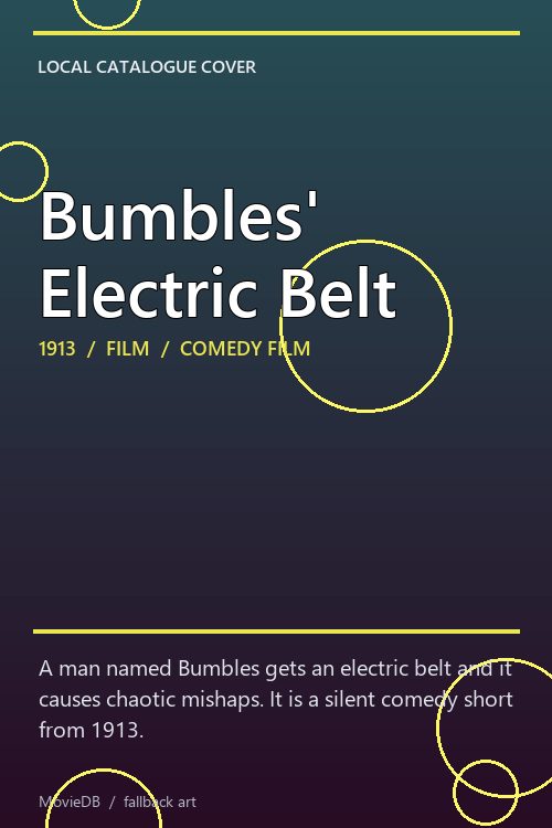 Bumbles' Electric Belt poster