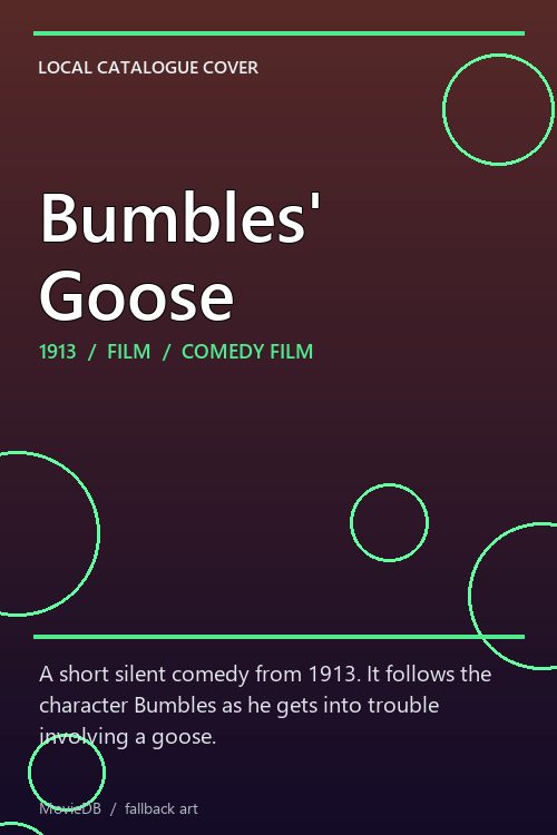 Bumbles' Goose poster