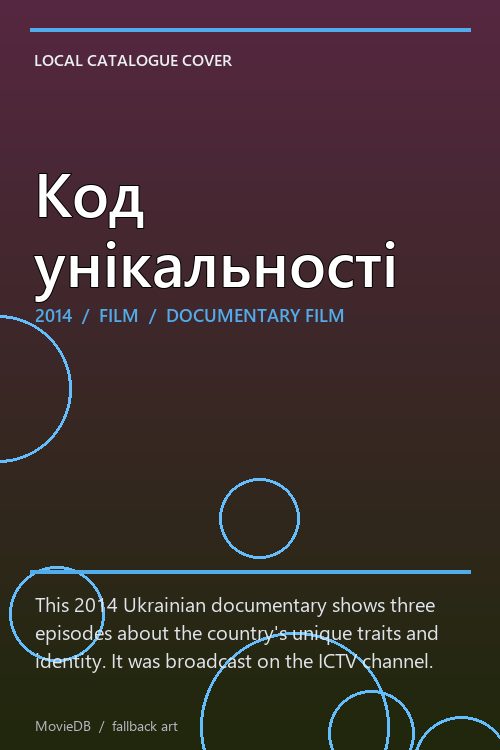 Код унікальності poster